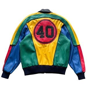 Rare Vintage 90's Micheal Hoban Leather Jacket